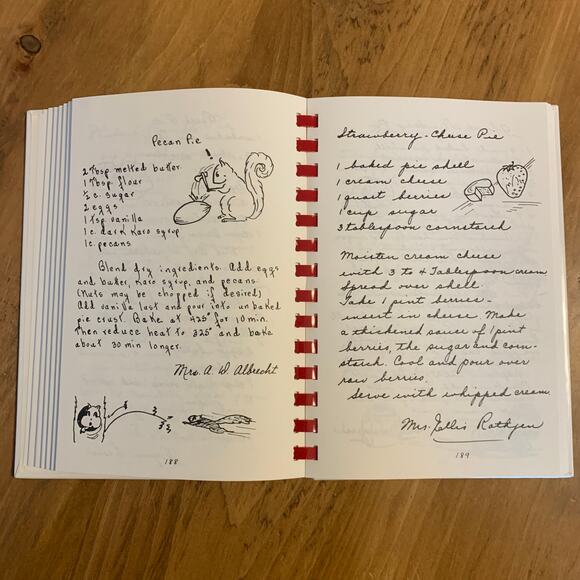 1993 Vtg Cookbook Our Favorite Recipes Plastic Bound Paperback St John's Guild - Picture 9 of 9